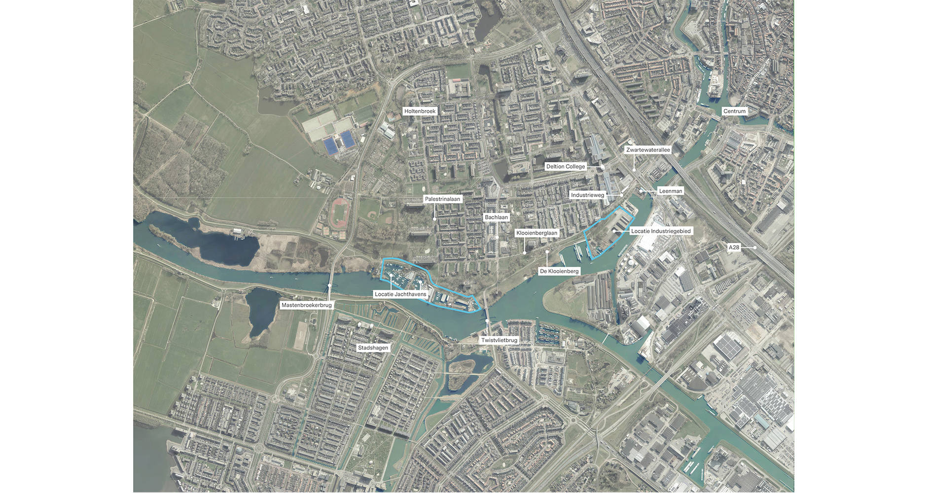 Ligging Zwarte Waterzone nieuwbouw Zwolle